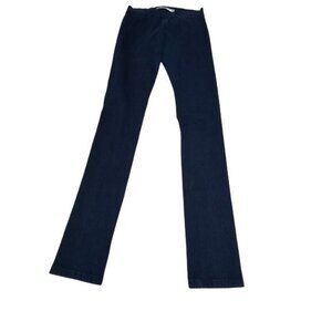 Charley 5.0 Womens Skinny Fit Denim Jeans Size 25 Low-Rise Pull-On Dark Blue